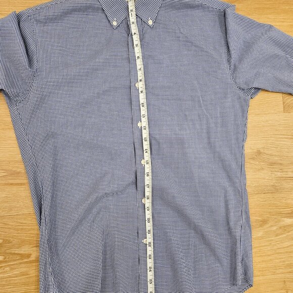 Uniqlo Slim Fit Gingham Button-Down (Size Small) - Picture 7 of 8